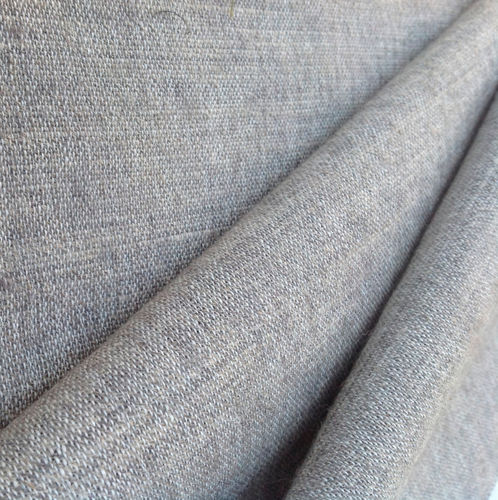 Tissu pour rideaux - TERRE DE LAINE - BISSON BRUNEEL - uni / en lin / en laine