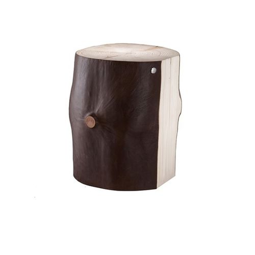 Table d'appoint contemporaine - LOGGLOVE - BLEU NATURE - en bois / résidentielle / d'intérieur