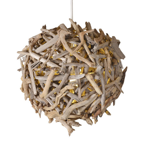 Suspension - IGNIQ - BLEU NATURE - en bois / design original / d'intérieur