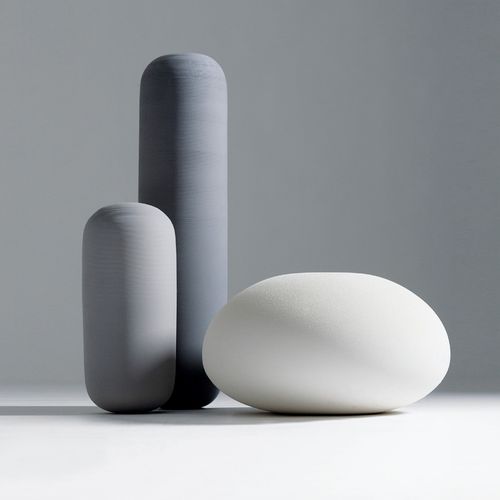 Vase contemporain - OOPS - BOSA - en céramique / blanc