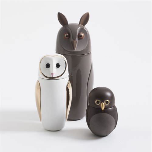 Vase design original - OWLS - BOSA - en céramique