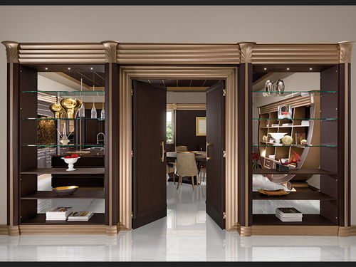 Étagère contemporaine - EGO - BRUMMEL - en bois / en verre
