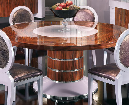 Table à manger classique - CONTEMPORANEA - BRUMMEL - en bois massif / rectangulaire / ronde