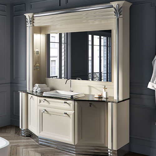 Meuble vasque à poser - EGO "CONCEPT" - BRUMMEL - en bois / en verre / classique
