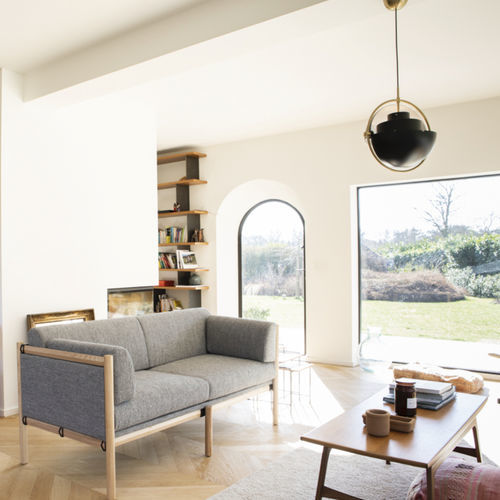 Canapé modulable - DAN - BULO - contemporain / en tissu / en métal