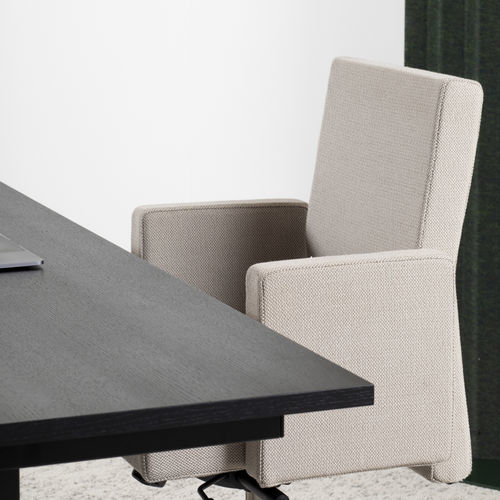 Fauteuil de bureau contemporain - PUB & CLUB - BULO - en tissu / tapissé / gris