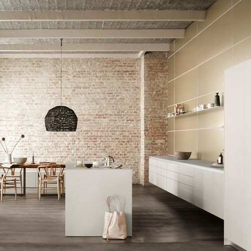 Cuisine contemporaine - b3 - Bulthaup - en bois / en acier inoxydable / en aluminium