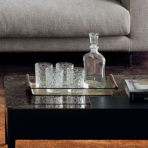 Plateau de service en frêne - APOLLO - calligaris - en métal