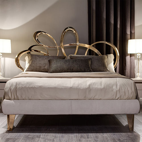 Lit double - DOLCEVITA - CANTORI - contemporain / tapissé / en tissu