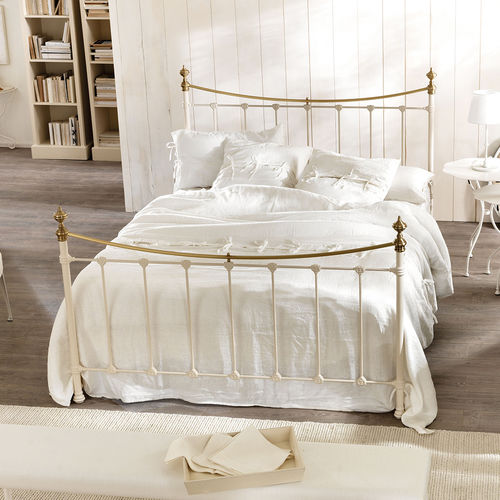 Lit double - OLIVER - CANTORI - classique / en fer / en aluminium