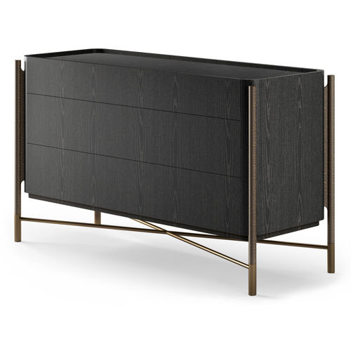 Commode contemporaine - SHANGHAI - CANTORI - en noyer / en frêne / en contreplaqué