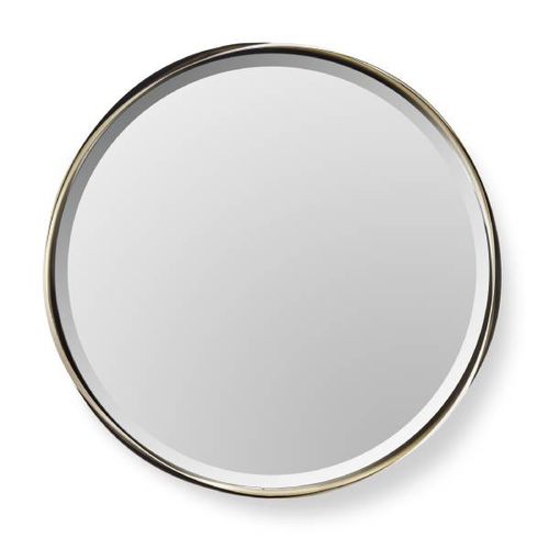 Miroir mural - RODIN - CANTORI - contemporain / rond / en bois