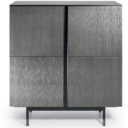Buffet haut - RAIN - CANTORI - contemporain / en bois laqué / en métal