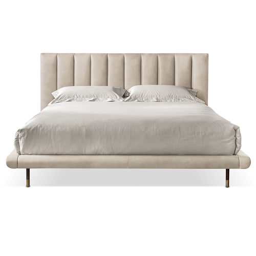 Lit double - MIRAGE EASY - CANTORI - contemporain / tapissé / avec tête de lit