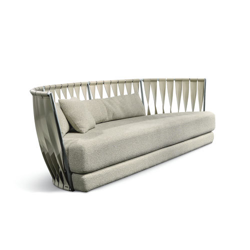 Canapé contemporain - TWIST - CANTORI - d'extérieur / en tissu / avec accoudoirs