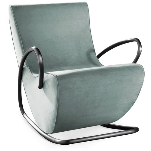 Fauteuil contemporain - CAMILLA - CANTORI - en tissu / en cuir / en fer