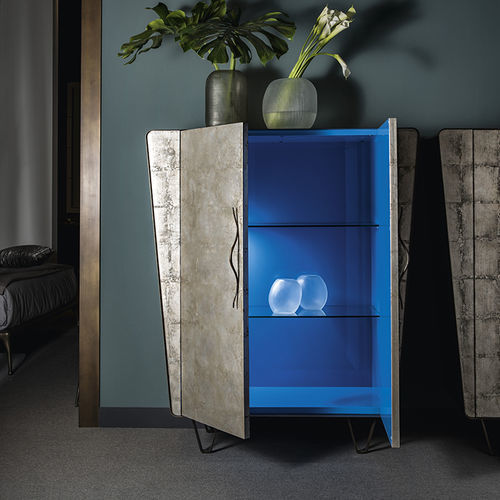 Buffet haut - ICARO - CANTORI - contemporain / en bois / avec étagère