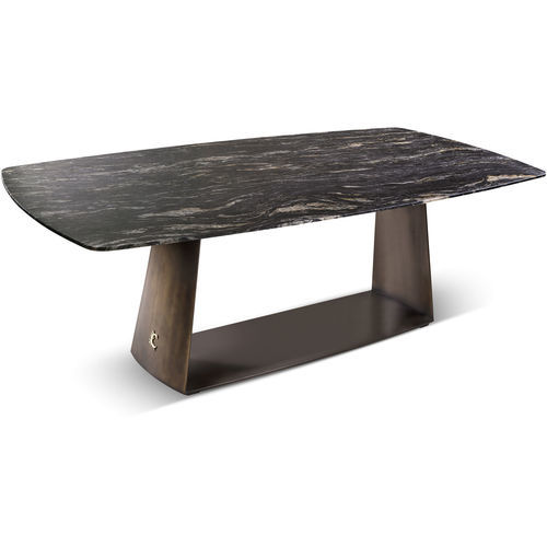 Table contemporaine - TESEO - CANTORI - en bois / avec piètement en bois / rectangulaire