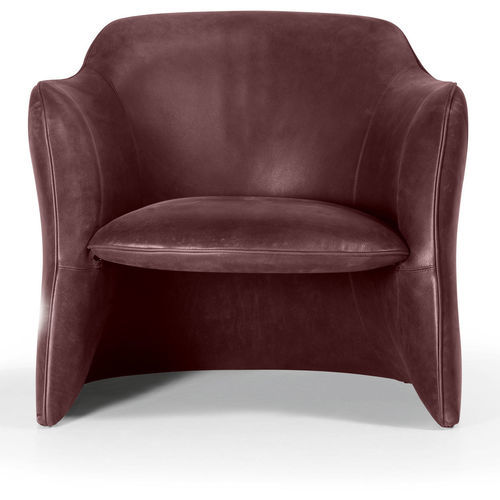 Fauteuil contemporain - KARINA - CANTORI - en cuir / en bois / tapissé