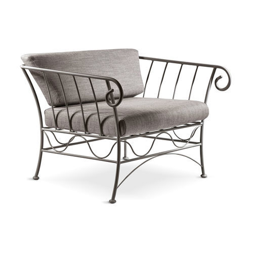 Chaise de jardin classique - BAHAMAS NEW - CANTORI - d'extérieur / en fer / en tissu