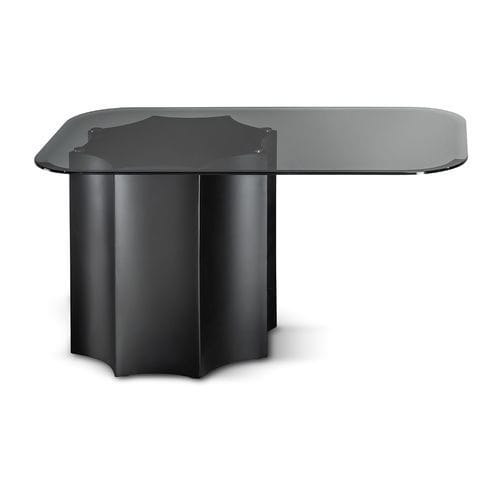 Table basse contemporaine - FLORIO - CANTORI - en métal / en acier / en verre