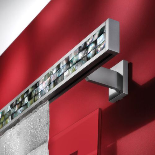 Tringle à rideaux en aluminium - ARIEL - CASA VALENTINA - fixation murale / pour fenêtre