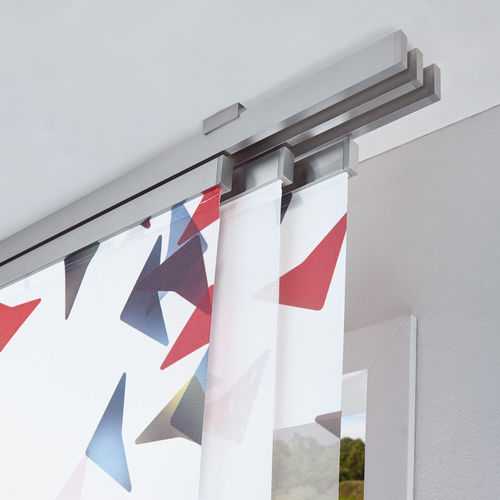 Tringle à rideaux en aluminium - ERMINIA - CASA VALENTINA - fixation murale / pour fenêtre