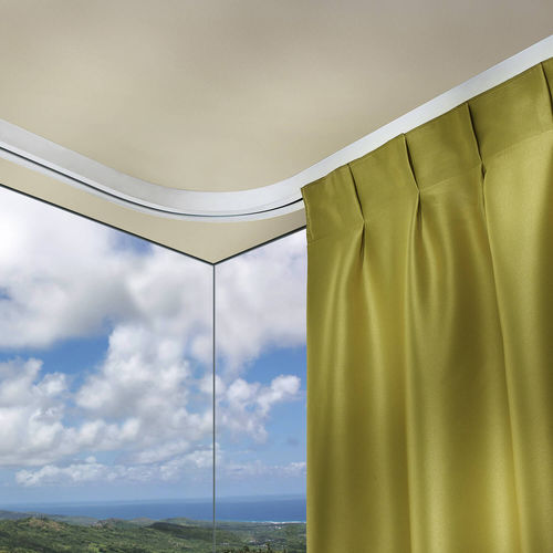 Tringle à rideaux en aluminium - ZAIRA   - CASA VALENTINA - fixation plafond / pour fenêtre