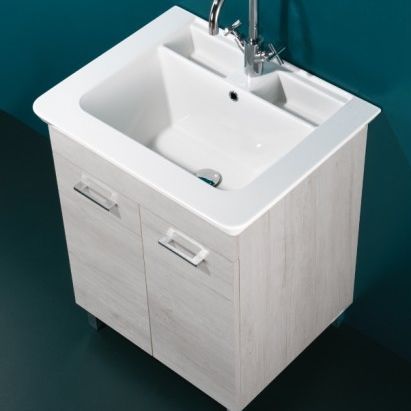 Vasque intégrée - DEEP SYSTEM® - Ceramica Althea - en céramique / rectangulaire / 1 trou