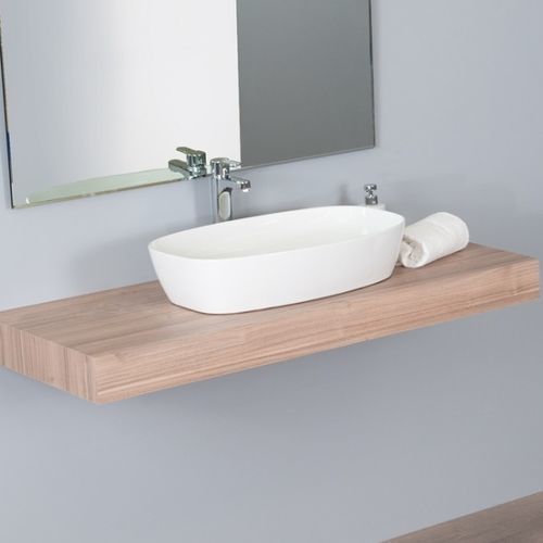 Vasque à poser - TEK 71 - Ceramica Althea - en céramique / rectangulaire / sans trou