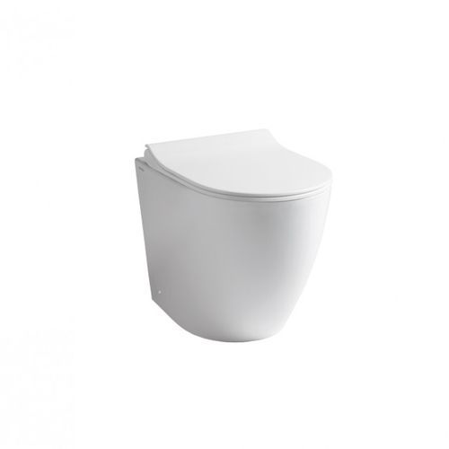 WC près du mur - COVER - Ceramica Althea - en céramique / résidentiel / ovale