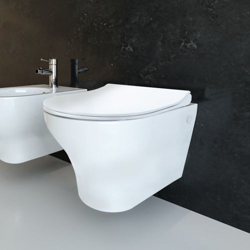 WC suspendu - SOLI  - Ceramica Althea - en céramique / résidentiel / ovale