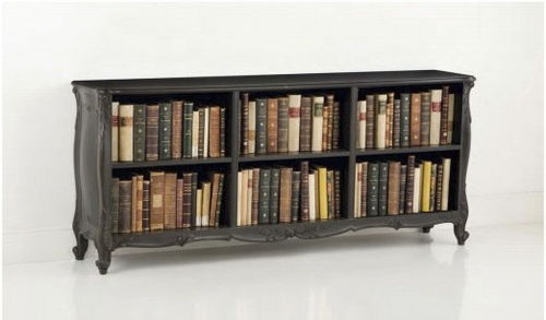 Bibliothèque basse - ART. 1269 - CHELINI - de style / en bois