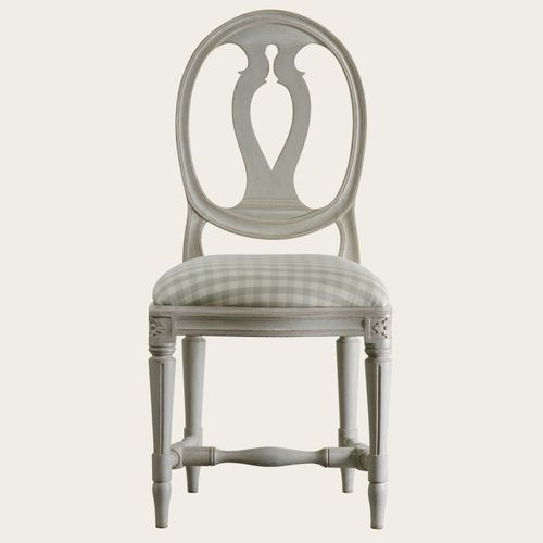 Chaise de style gustavien - GUS 010 - CHELSEA TEXTILES - d'intérieur / en tissu / en bois massif