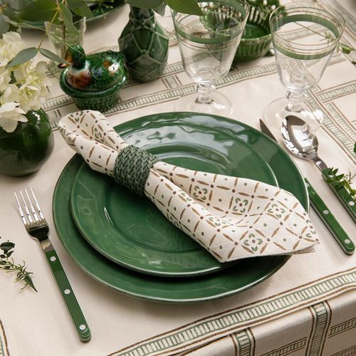 Serviette de table en lin - GARDEN TRELLIS - CHELSEA TEXTILES - à motif géométrique / pour restaurant / pour hôtel