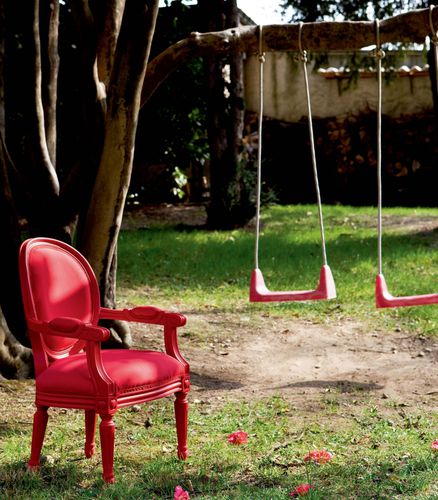 Chaise design nouveau baroque - MINI CR/606 - CREAZIONI - en bois / pour enfant / médaillon
