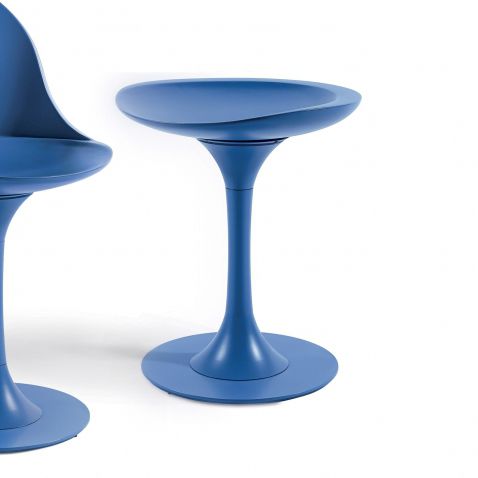 Table d'appoint contemporaine - TINELLO CR/4918 - CREAZIONI - en plastique / ronde / résidentielle