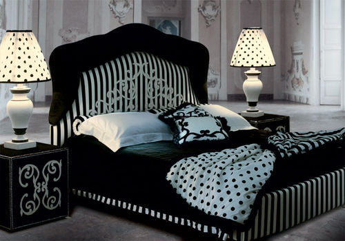 Lit double - GLAMOUR - DANIELA LUCATO complementi d'arredo - de style / tapissé / avec tête de lit tapissée