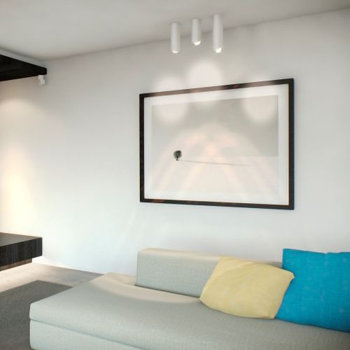Plafonnier contemporain - ZNOW - DARK AT NIGHT NV - rond / tubulaire / en aluminium