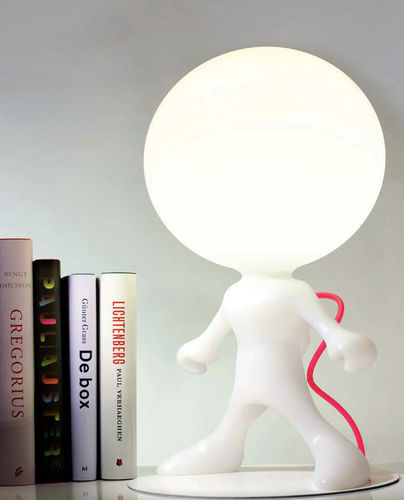 Lampe de table - SPACEWALKER JUNIOR - DARK AT NIGHT NV - en polyéthylène / en métal / design original