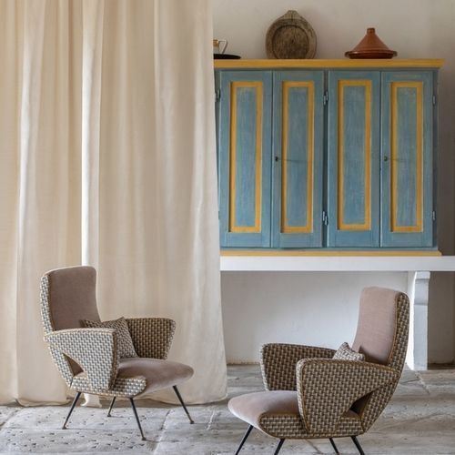 Voilage uni - NADINE  - DECORTEX - en lin / en soie / en satin