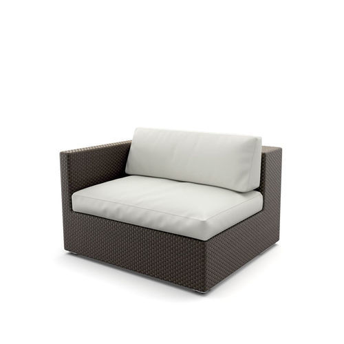 Méridienne contemporaine - LOUNGE  - DEDON GmbH - en tissu / en aluminium / modulaire