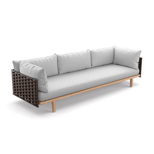 Canapé contemporain - SEALINE  - DEDON GmbH - d'extérieur / en tissu / gris