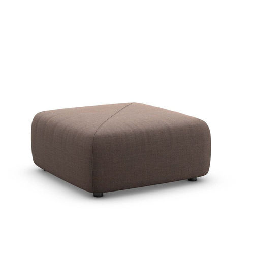 Pouf contemporain - BRIXX  - DEDON GmbH - en tissu / carré / tapissé