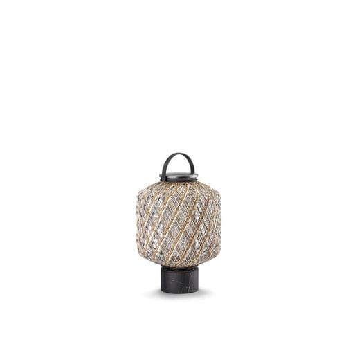 Lanterne contemporaine - THE OTHERS - DEDON GmbH - en aluminium / en marbre / par Stephen Burks