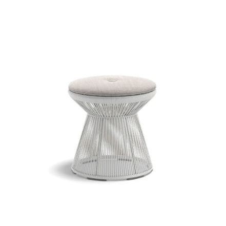 Repose-pied contemporain - CIRQL NU - DEDON GmbH - en tissu / en aluminium / en fibres synthétiques