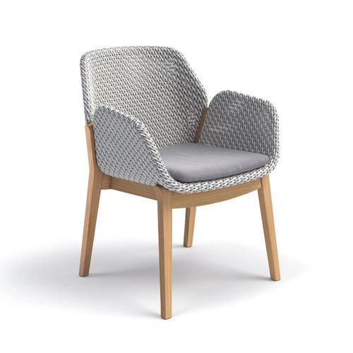 Fauteuil contemporain - CALADIO - DEDON GmbH - en tissu / en fibre végétale / personnalisable