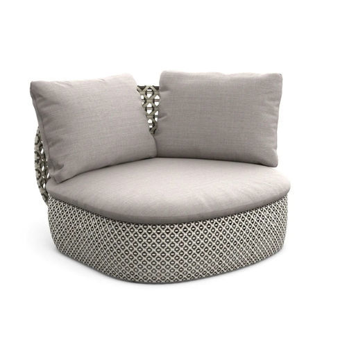 Chauffeuse design - MDEAR - DEDON GmbH - en tissu / en aluminium / personnalisable