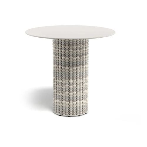 Table bistrot design minimaliste - MYMI - DEDON GmbH - en HPL / en céramique / avec piètement en aluminium