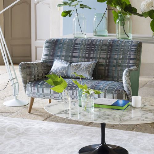 Tissu d'ameublement - COLONNADE  - DESIGNERS GUILD - à rayures / damas / uni